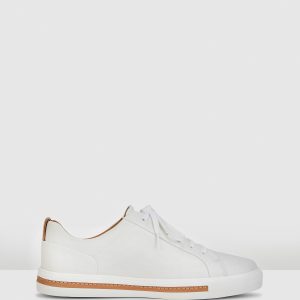 Un Maui Lace White Leather