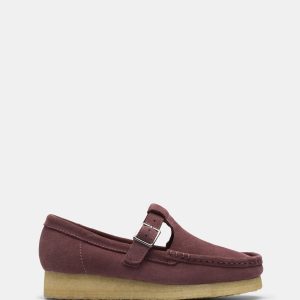 Wallabee Tbar Rose Brown Suede