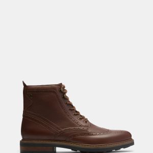 Newford Lace Boot Mid Tan Leather
