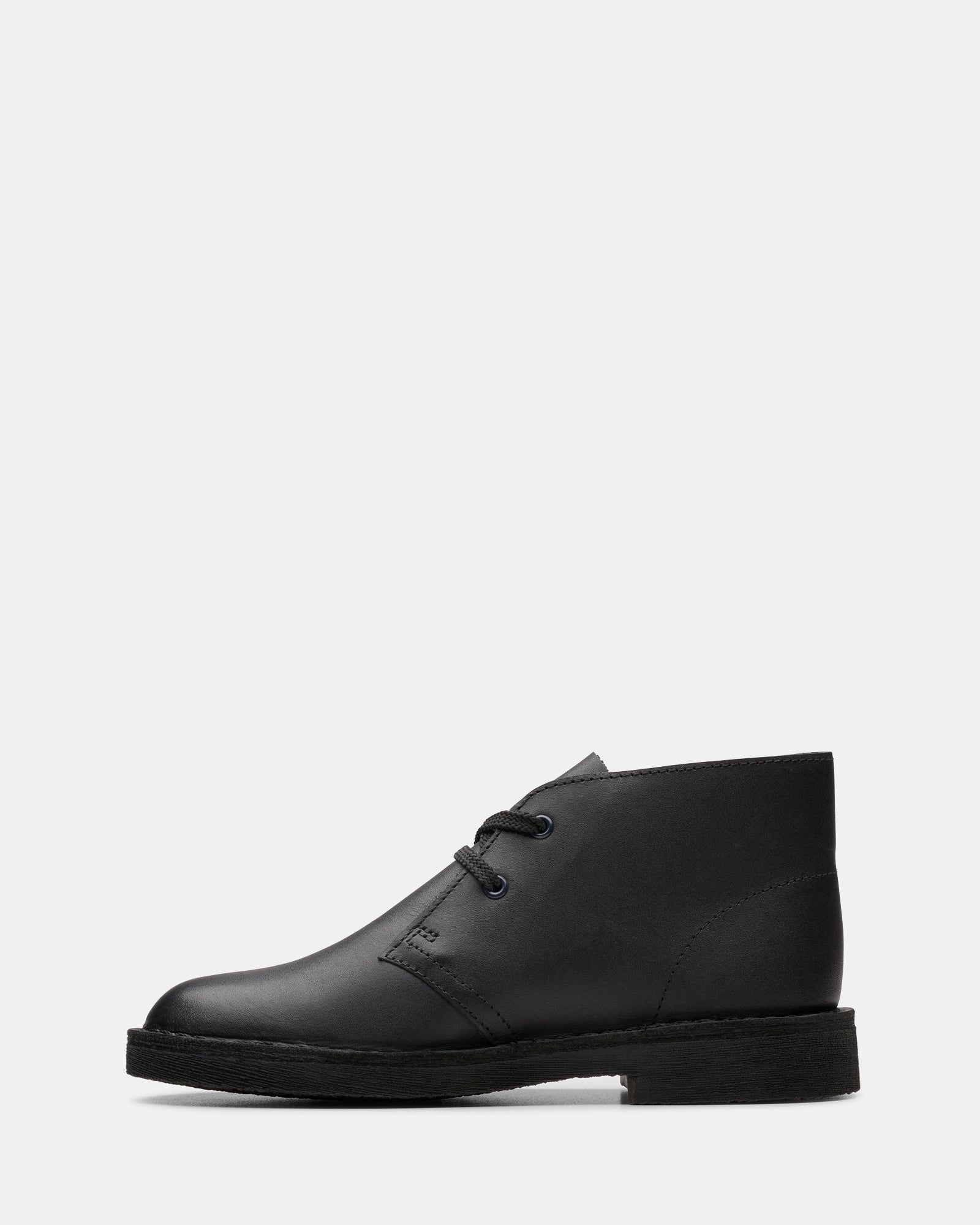 DESERT BOOT OLDER KIDS Black Leather - Image 3