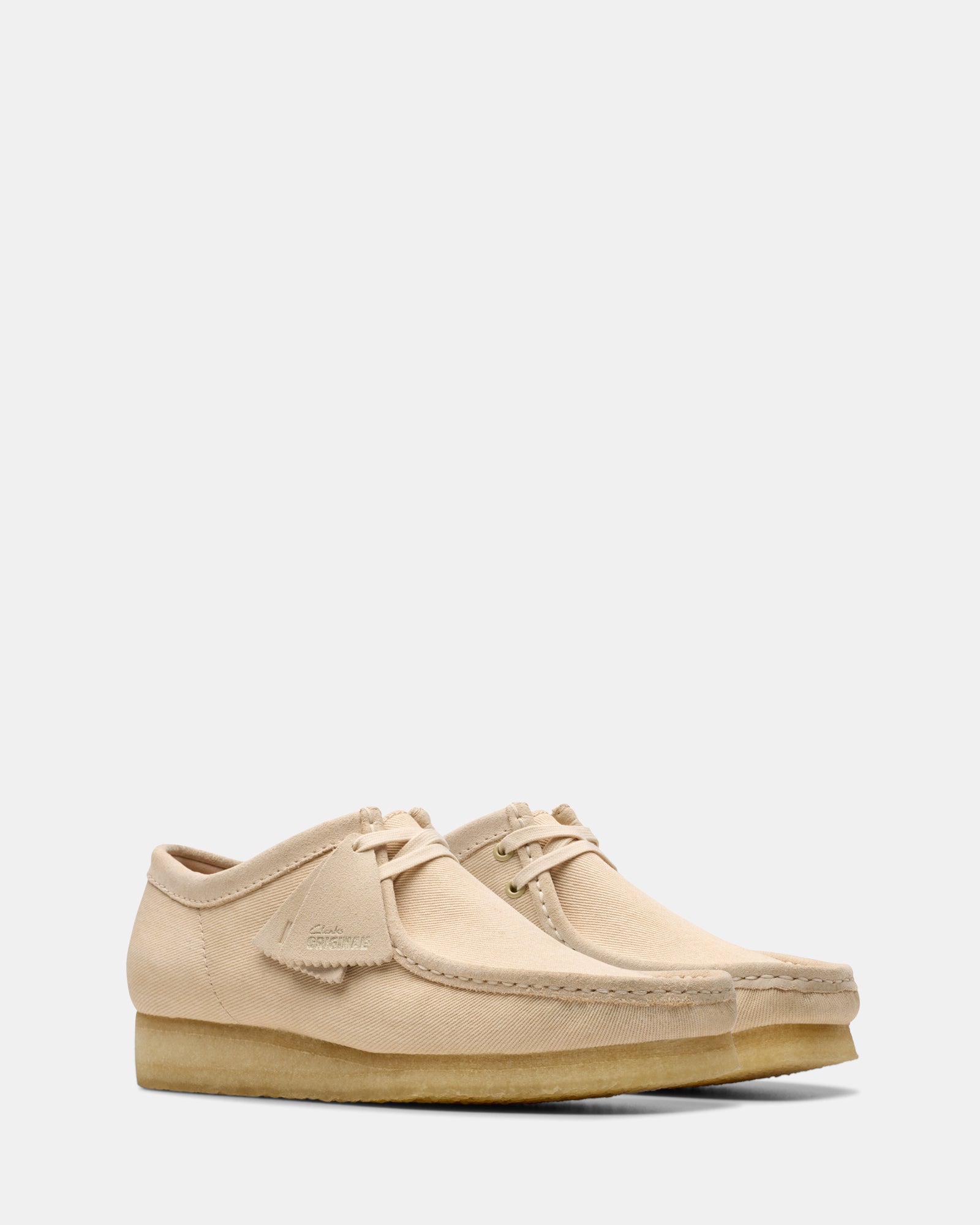 Wallabee (m) Taupe Canvas - Image 2