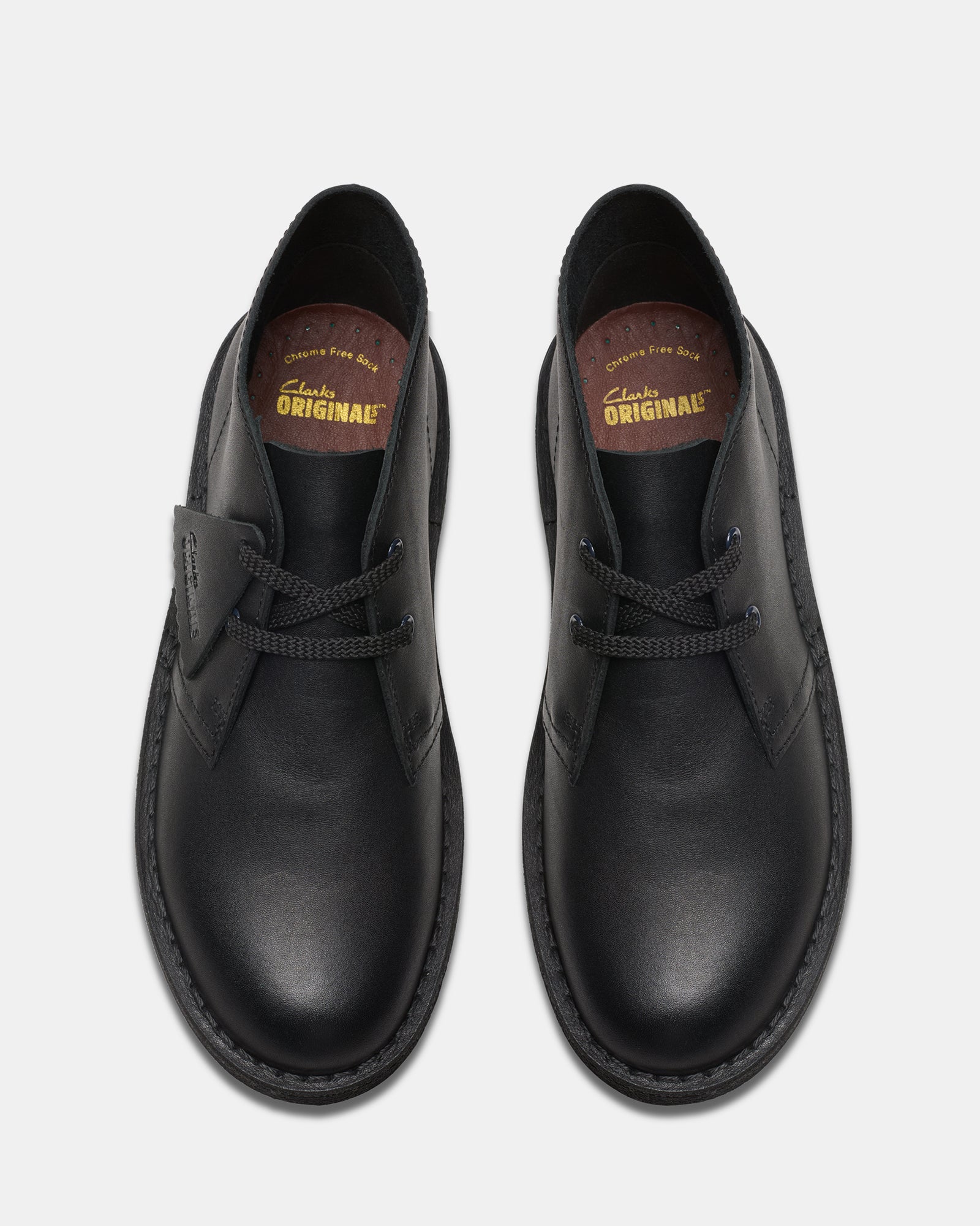 DESERT BOOT OLDER KIDS Black Leather - Image 6