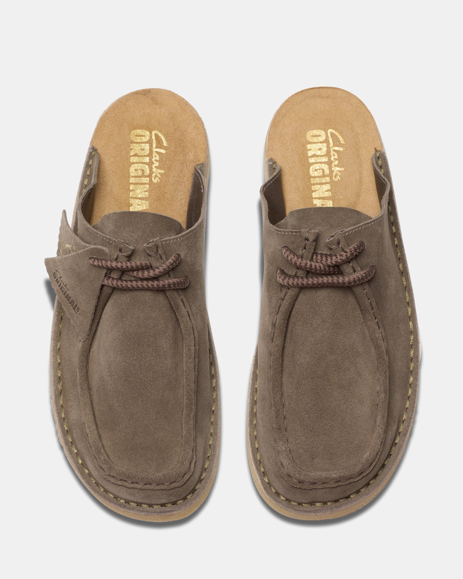 Desert Nomad Mule (m) Grey/Sage Suede - Image 4