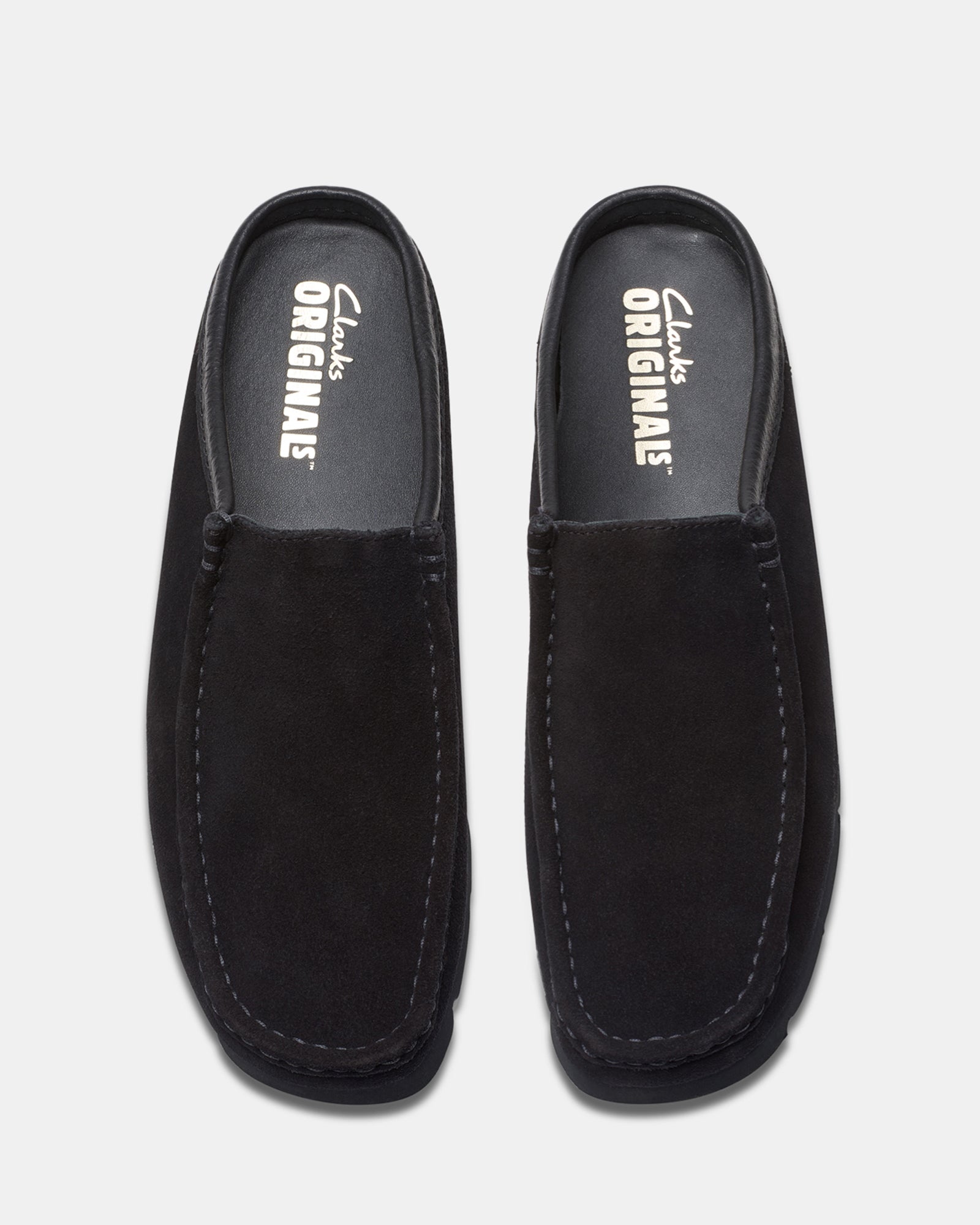 Wallabee Slip Black Suede - Image 6